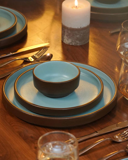 Matte Glazed Stoneware Full Plate | Set of 6 | 10 inches