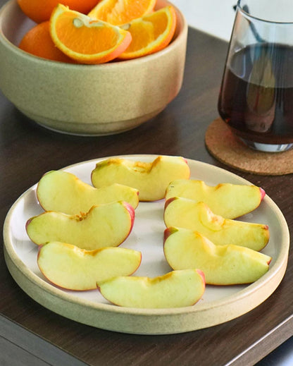 Everyday Use Friendly Stoneware Quarter Plates | Set of 6 | 7 inches