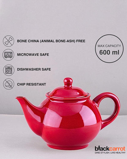 Bold Design Stoneware Kettle | 8 x 8 inches | 600ml