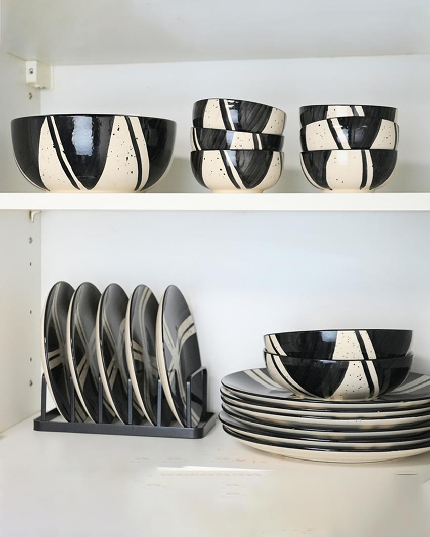 Uniquely Designed Artistic Splash Dinner Set | Pack of 21