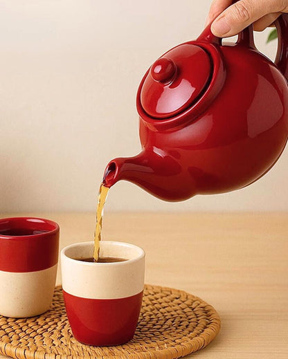 Handcrafted Artisan Cup Kulhad with Kettle | Pack of 3