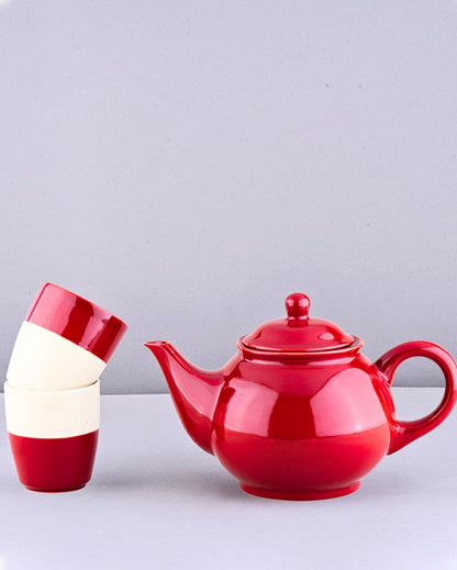 Handcrafted Artisan Cup Kulhad with Kettle | Pack of 3