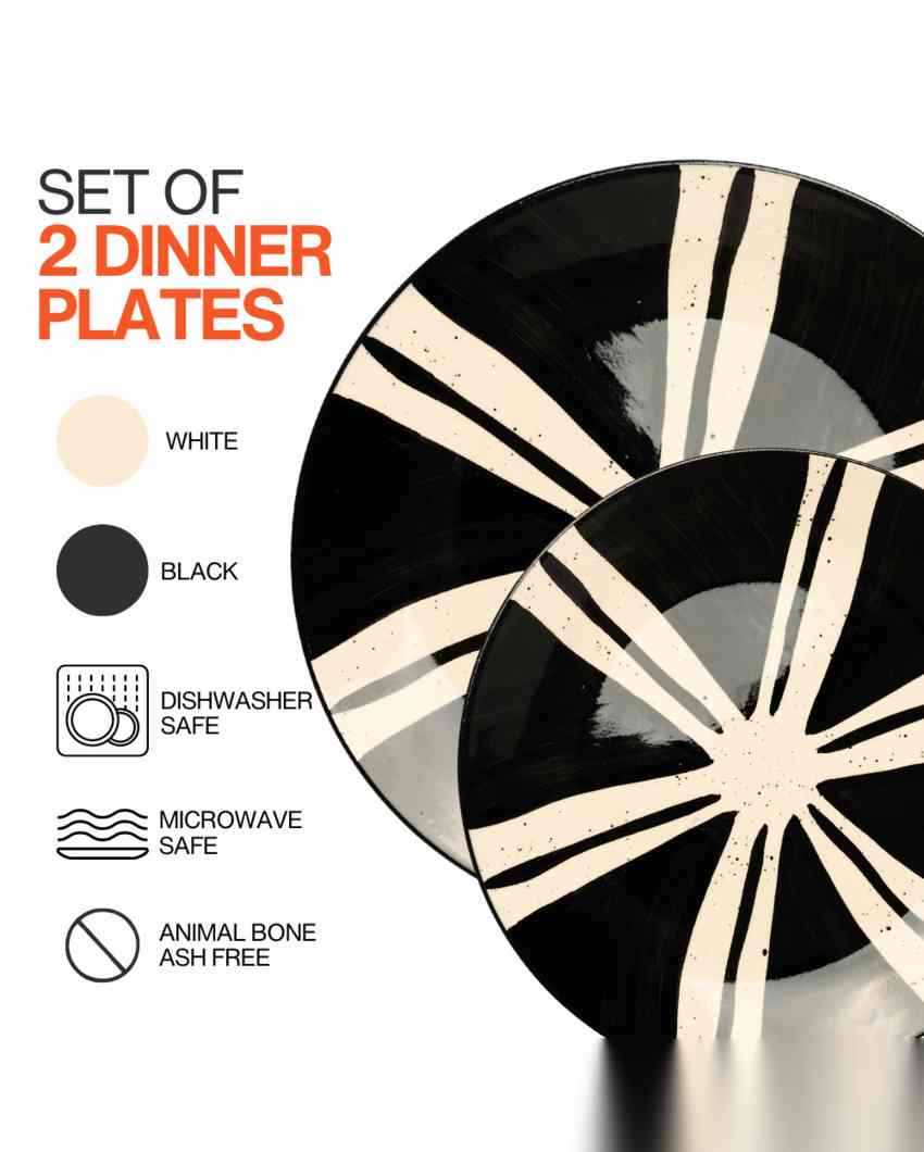 Splash Stoneware Dinner Plate | Set of 2