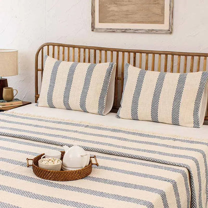 Blue Shivalik Bedcover | King Size | 100x108 Inches