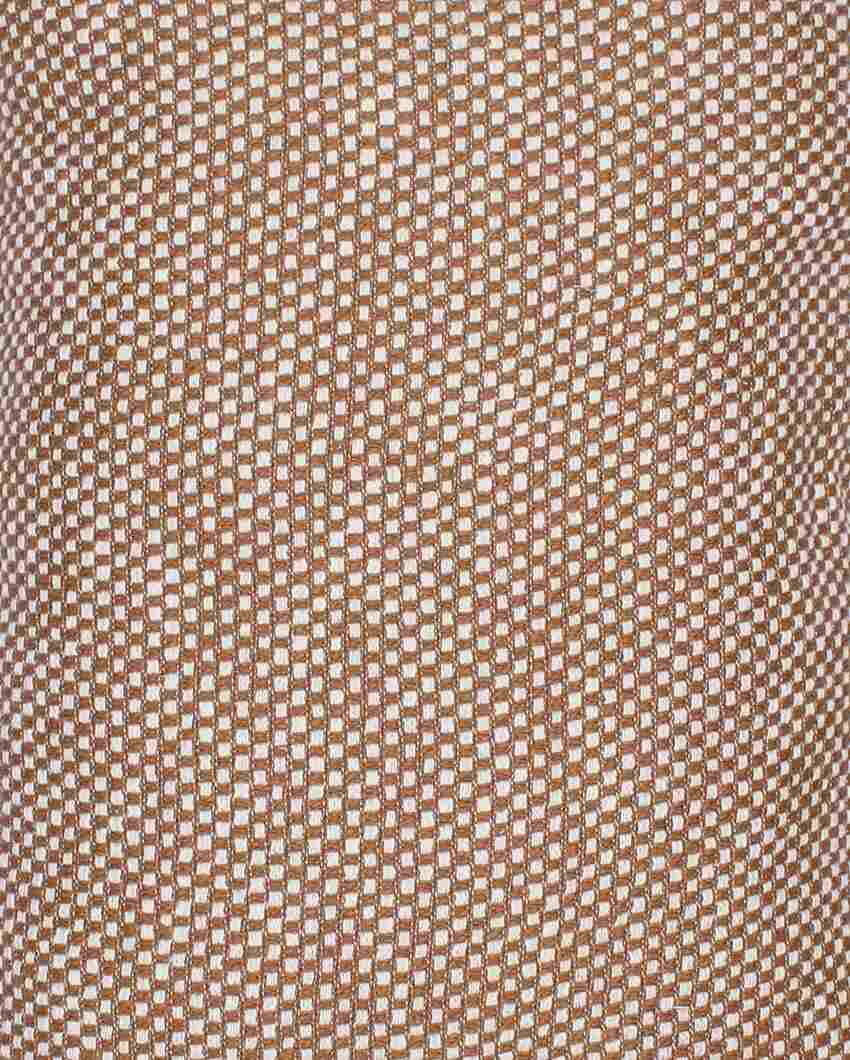 Brown Vindhya Cotton Bedcover | Double Bed | 108 X 100 inches