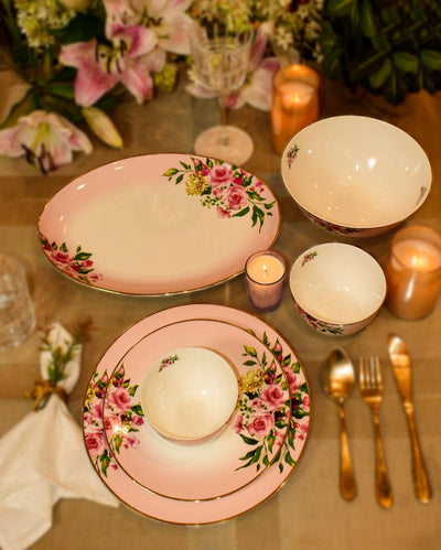 Garland Porcelain Dinner Set | Set of 21