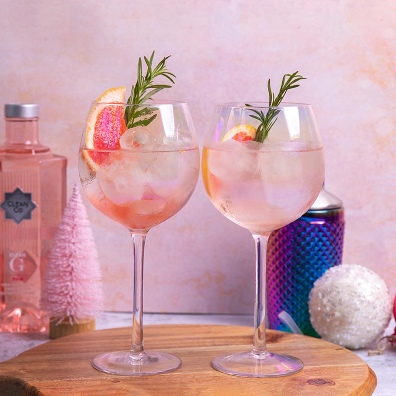 Iridescent Gin Glasses | Set of 2 | 600 ml Default Title