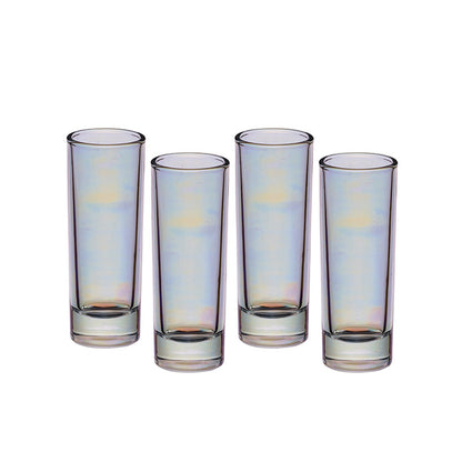 Iridescent Tall Shot Glasses | Set of 4 | 60 ml Default Title