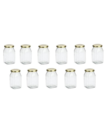 Compact Clear Glass Storage Jar for Kitchen and Home Organization | 200 ML | 3 x 4 inches