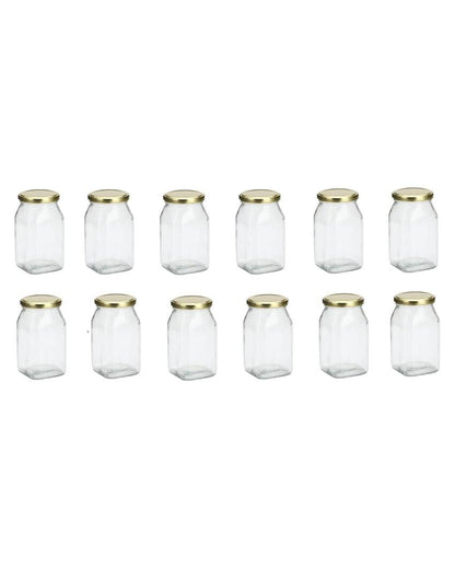 Compact Clear Glass Storage Jar for Kitchen and Home Organization | 200 ML | 3 x 4 inches