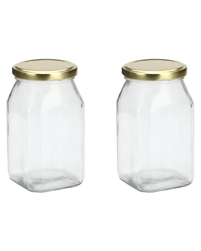 Compact Clear Glass Storage Jar for Kitchen and Home Organization | 200 ML | 3 x 4 inches