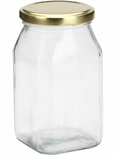 Airtight Versatile Transparent Glass Jars | 2 x 4  inches | 200ml