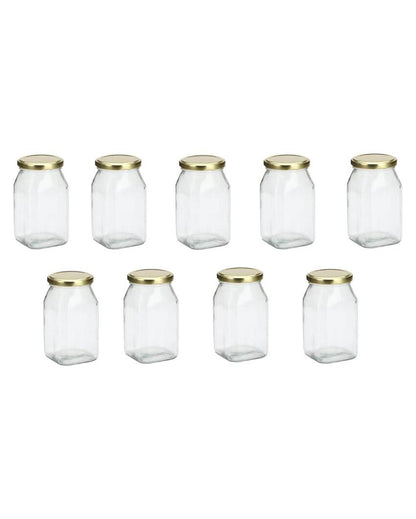 Compact Clear Glass Storage Jar for Kitchen and Home Organization | 200 ML | 3 x 4 inches