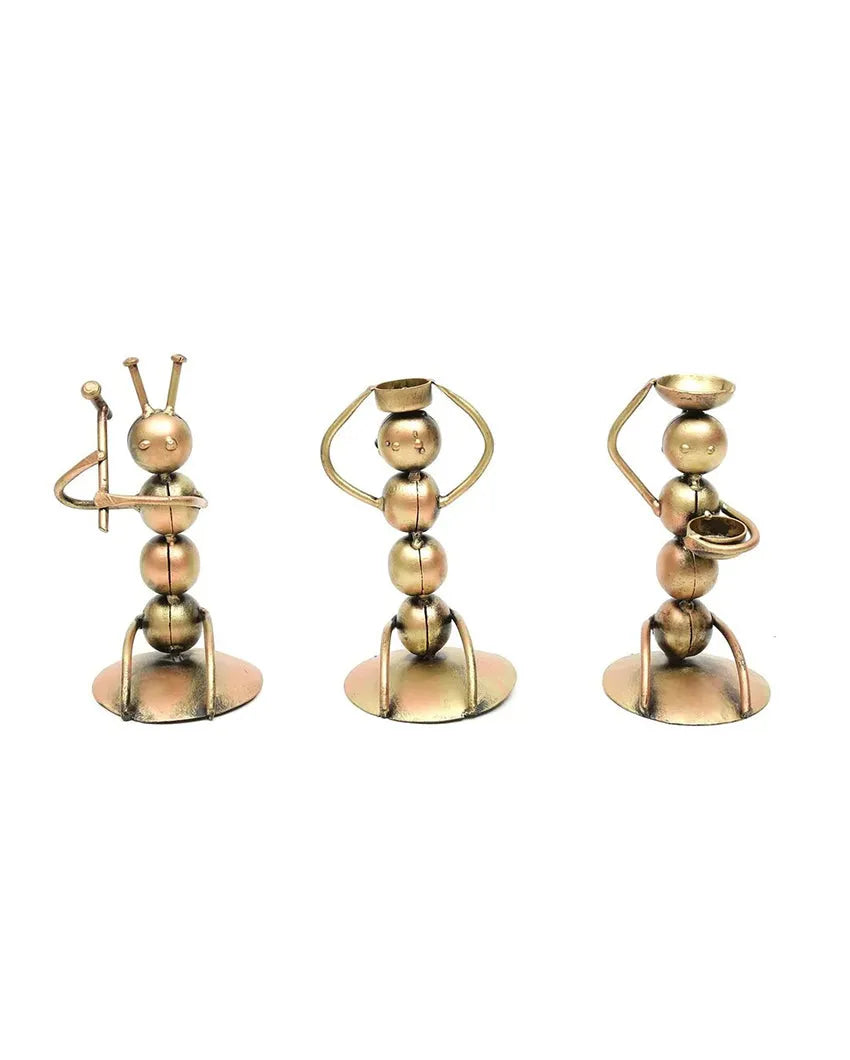 Aunt Musician Iron Wall Décor | Set of 3