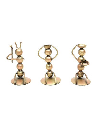 Aunt Musician Iron Wall Décor | Set of 3