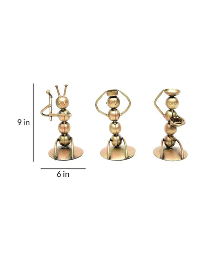 Aunt Musician Iron Wall Décor | Set of 3