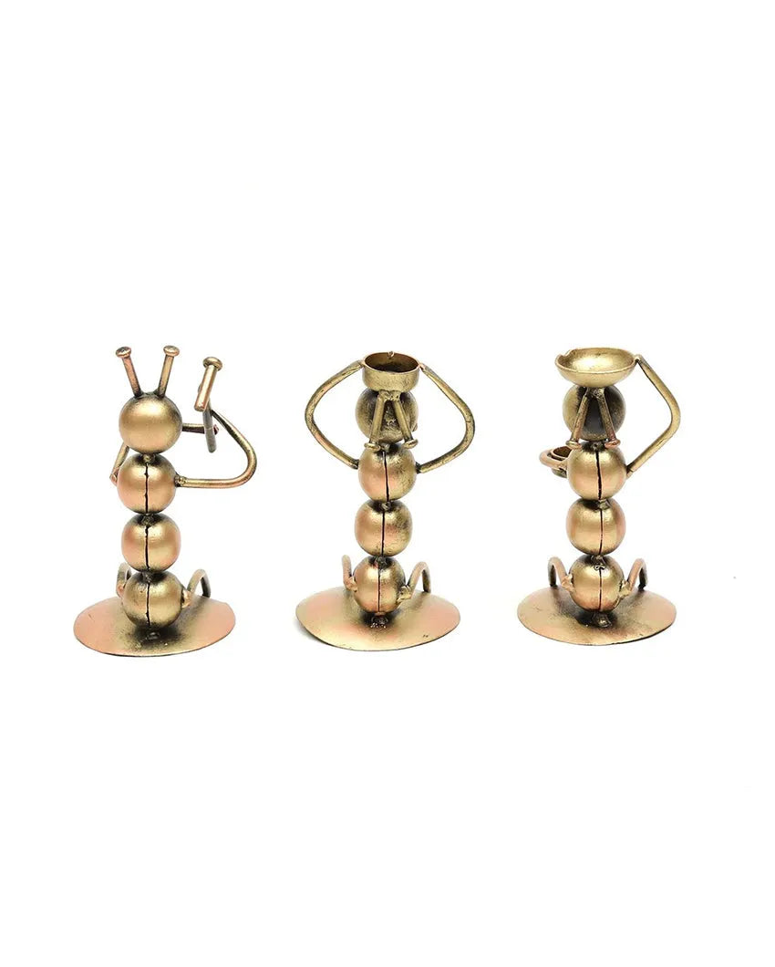 Aunt Musician Iron Wall Décor | Set of 3