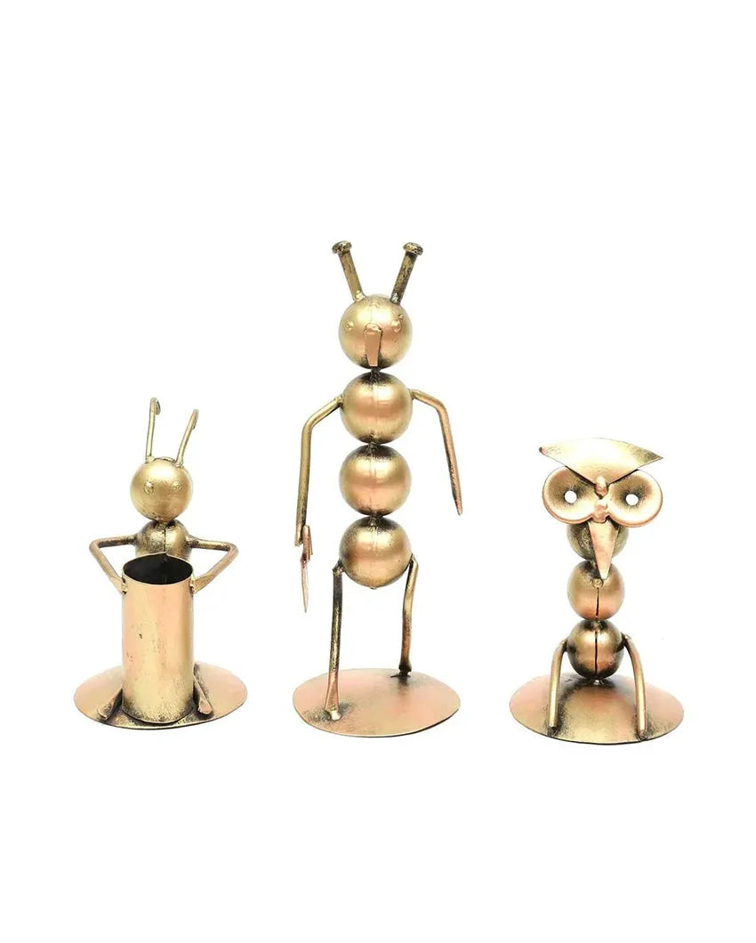 Aunt Musician Iron Wall Décor | Set of 3