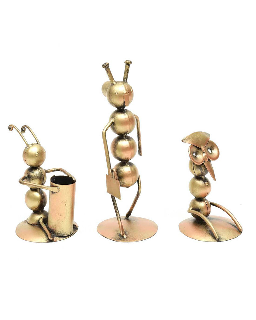 Aunt Musician Iron Wall Décor | Set of 3