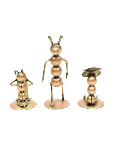 Aunt Musician Iron Wall Décor | Set of 3