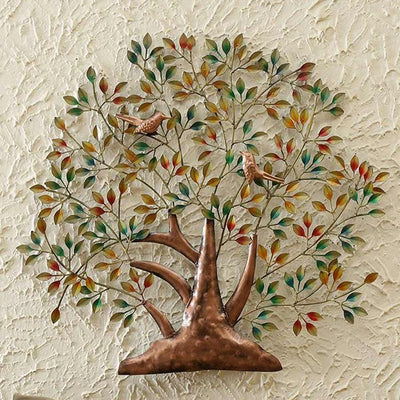 Colorful Tree Iron Wall Décor