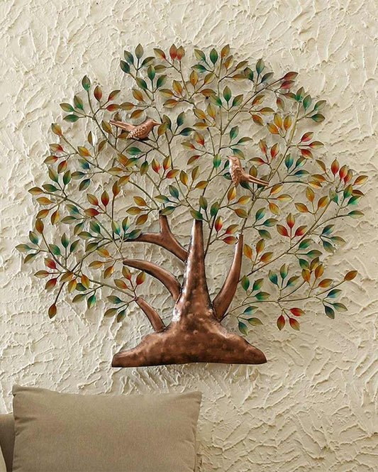 Colorful Tree Iron Wall Décor