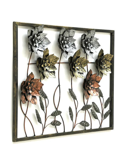 Rose Frame Iron Wall Décor