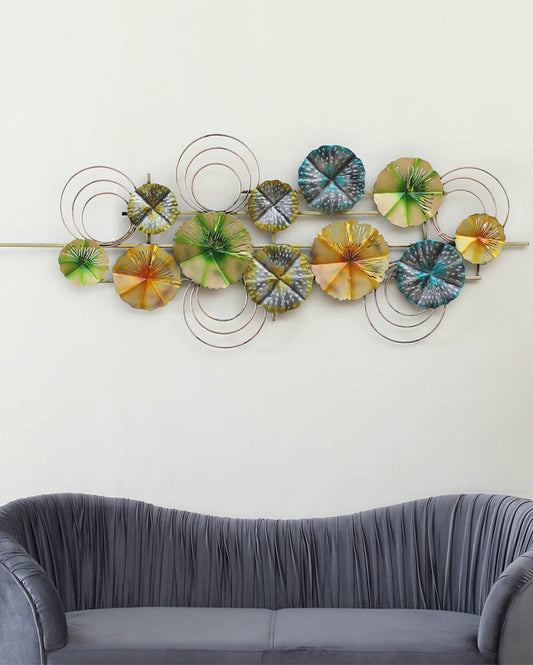 Colorful Bloom Iron Wall Décor | 61 x 2 x 24 inches