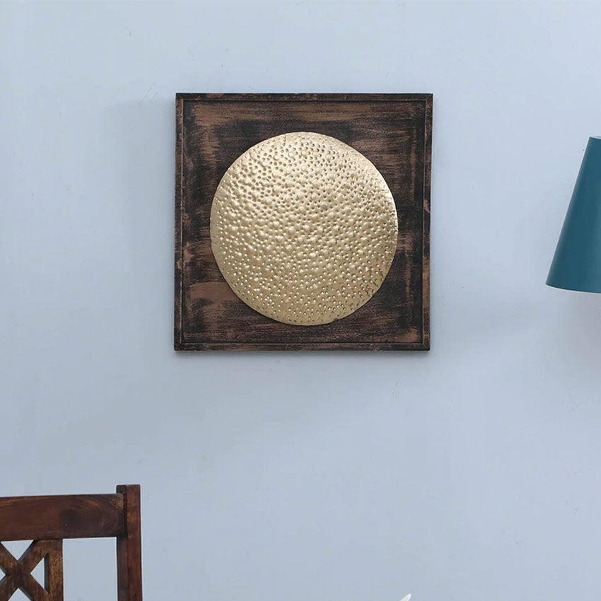 Hammered Round Mdf Wall Décor