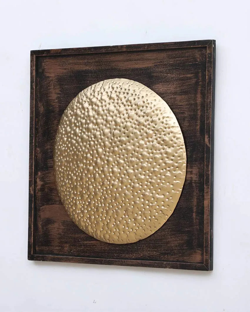 Hammered Round Mdf Wall Décor