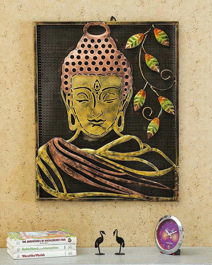 Buddha Frame Iron Wall Décor