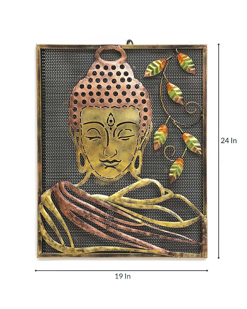 Buddha Frame Iron Wall Décor