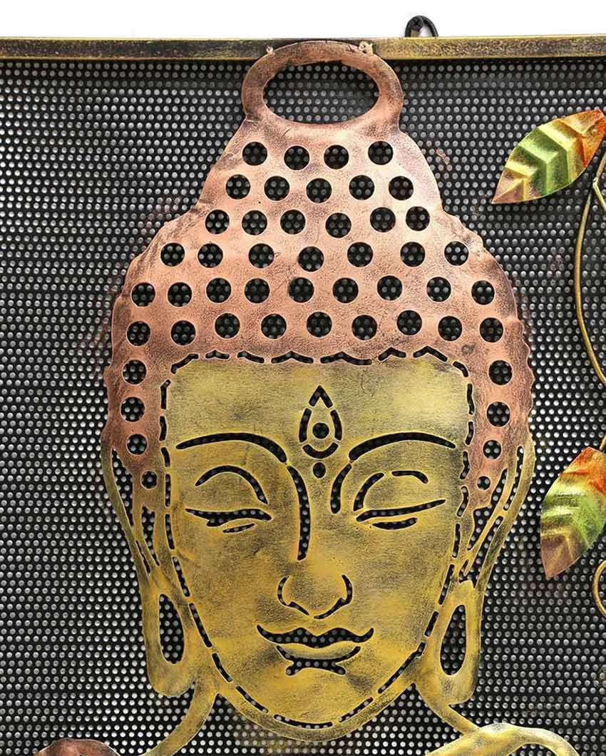 Buddha Frame Iron Wall Décor