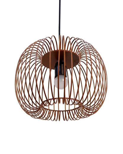 Zura Bubble Pressed Hanging Lamp Brown