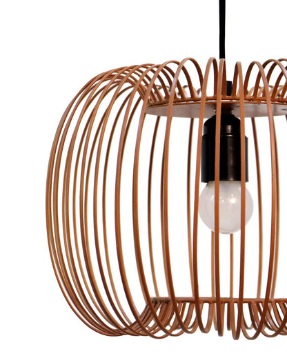 Zura Bubble Pressed Hanging Lamp Brown