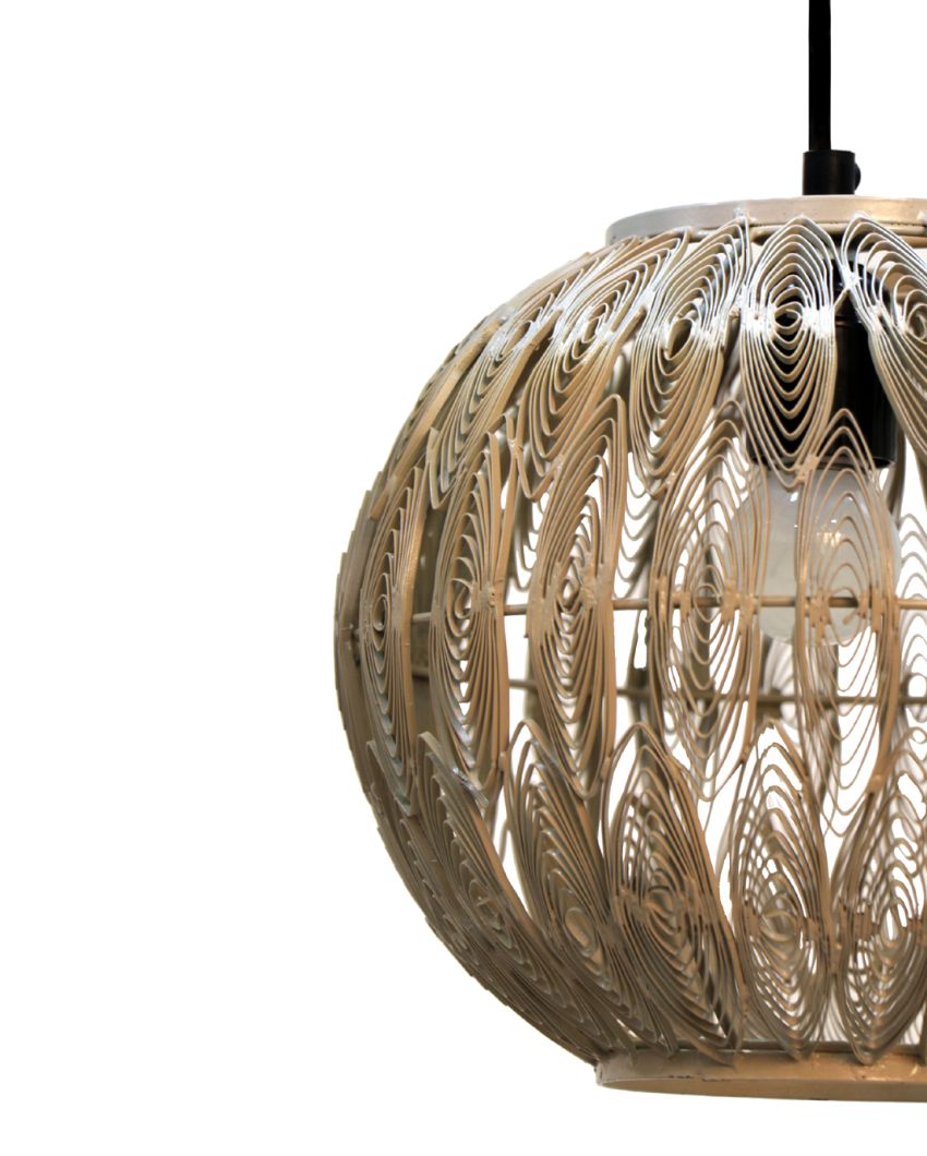 Tena Round Quilled Hanging Lamp