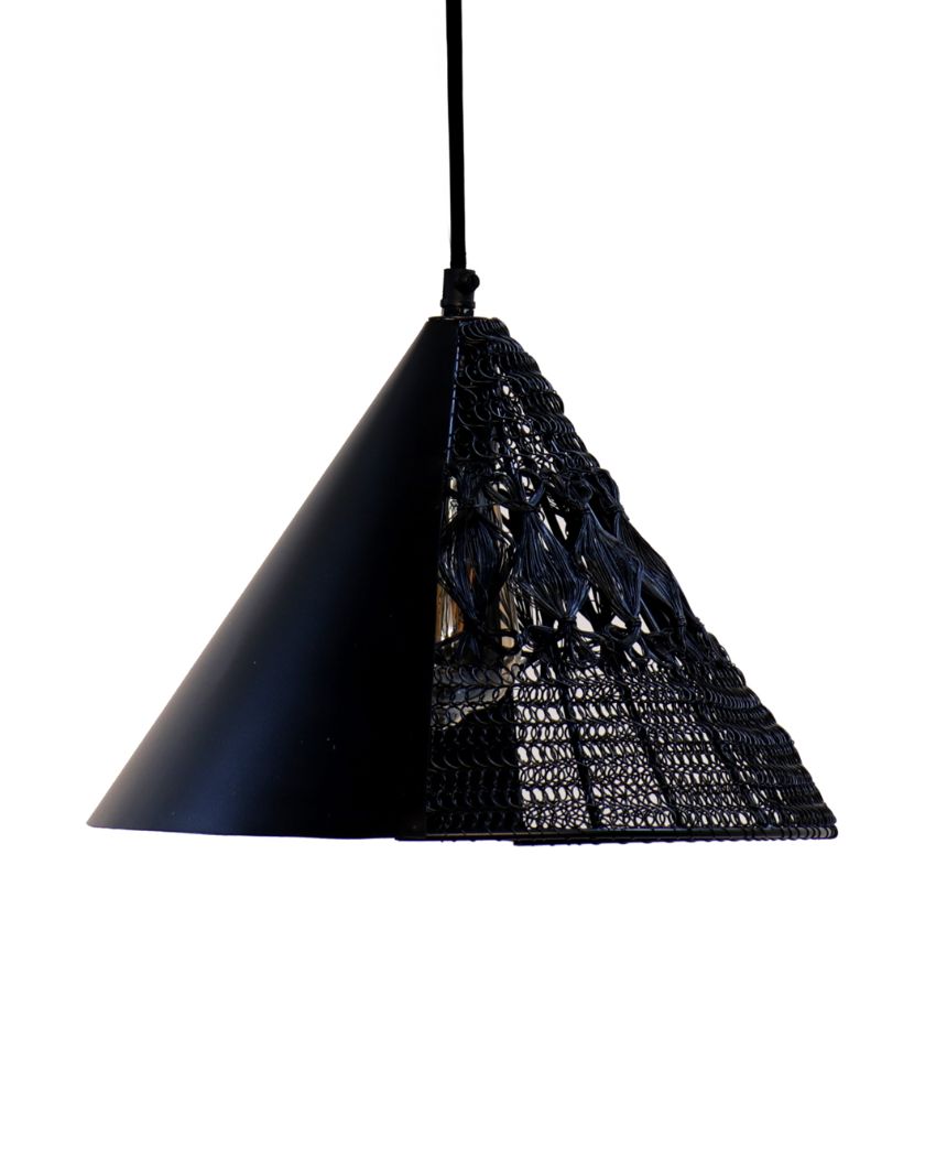 Warind Handcrafted Upward Cone Hanging Lamp