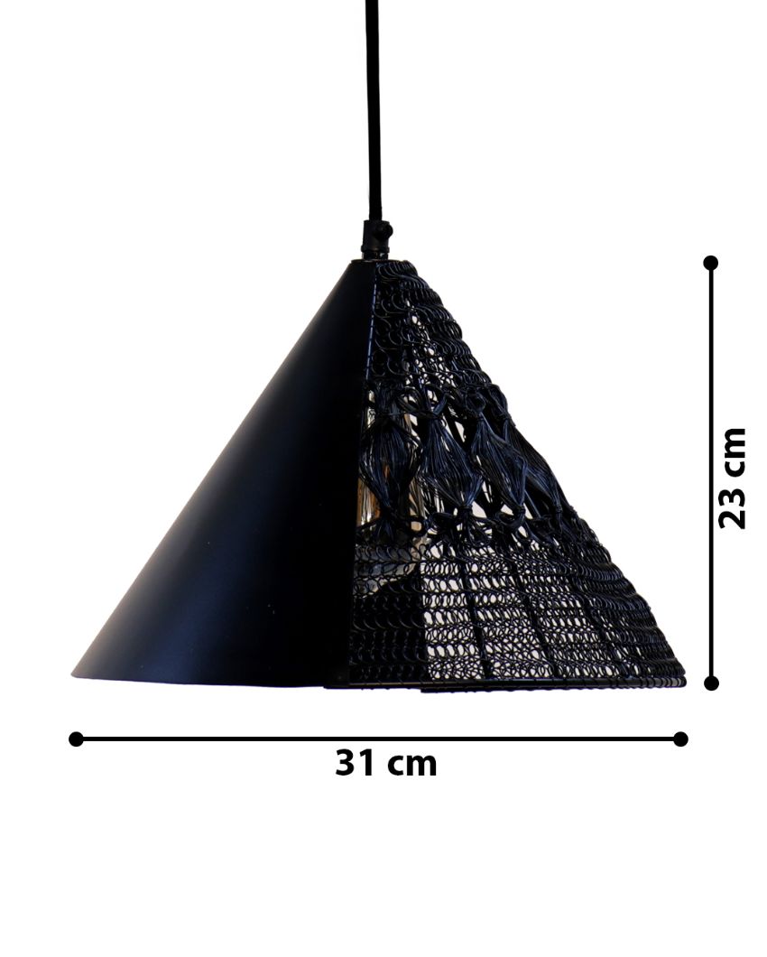 Warind Handcrafted Upward Cone Hanging Lamp