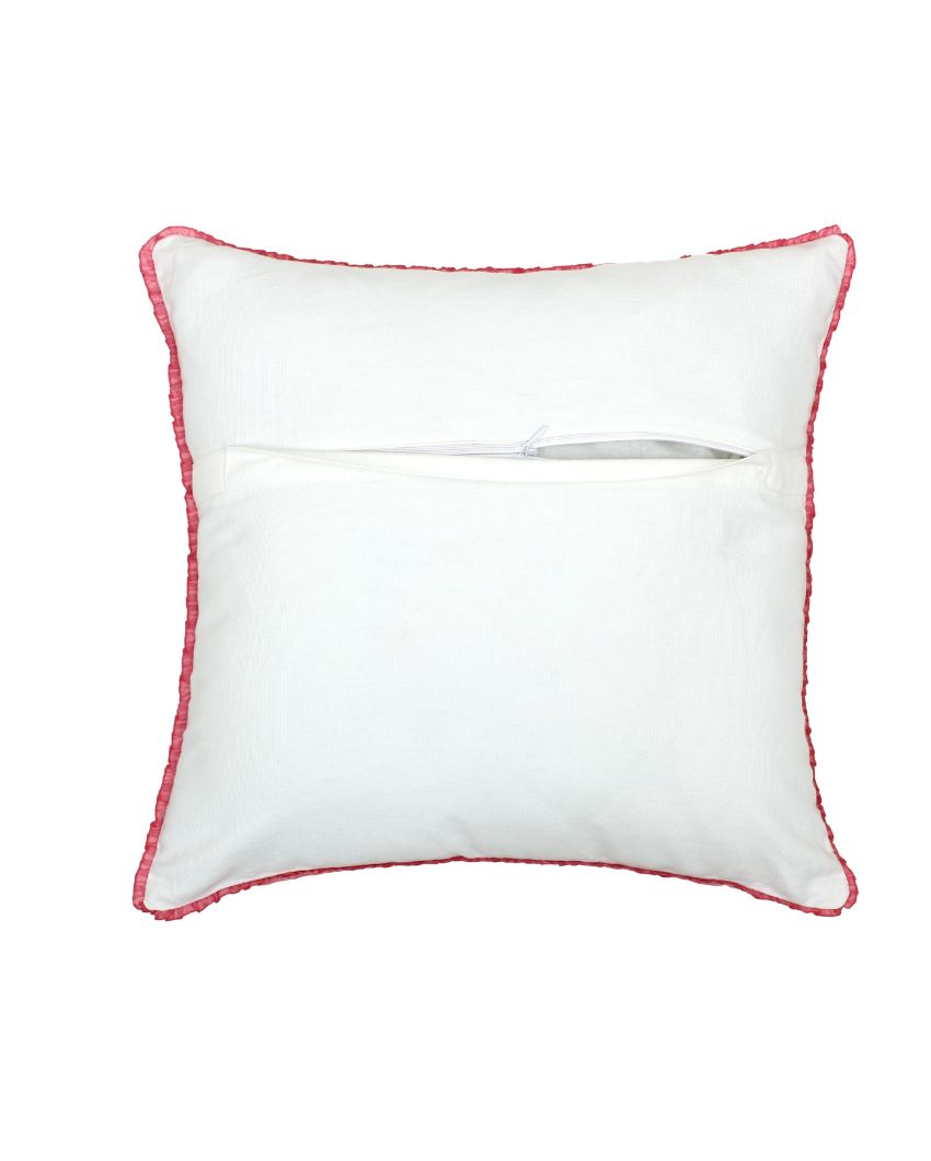 Begonia Cotton Cushion Covers | 16 x 16 inches