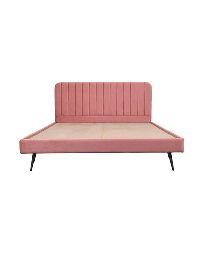 Elegant Design Pink Shade King Size Bed | 78 x 72 inches