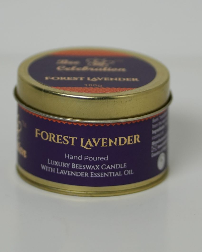 Forest Lavender Scented Jar Candle | 7.62 x 5.08 cm / 3 x 2 inches