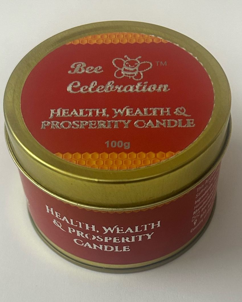 Health Wealth & Prosperity Scented Jar Candle | 7.62 x 5.08 cm / 3 x 2 inches