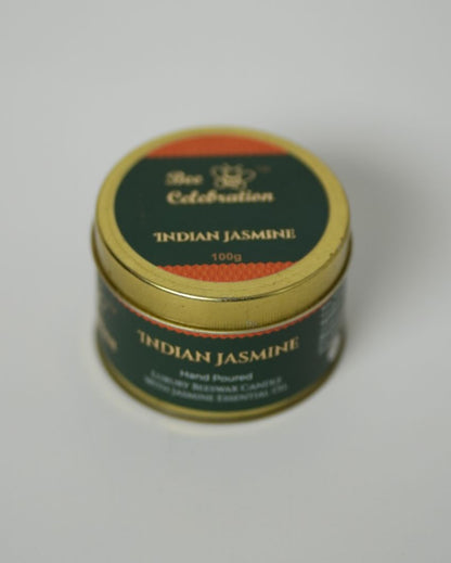 Indian Jasmine Scented Jar Candle | 7.6 x 5.1 cm / 3 x 2 inches