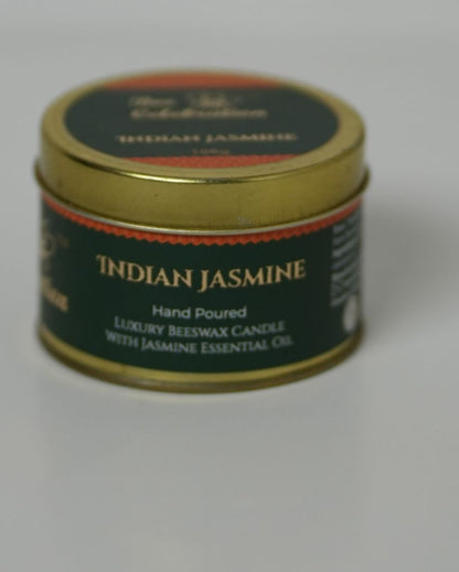 Indian Jasmine Scented Jar Candle | 7.6 x 5.1 cm / 3 x 2 inches