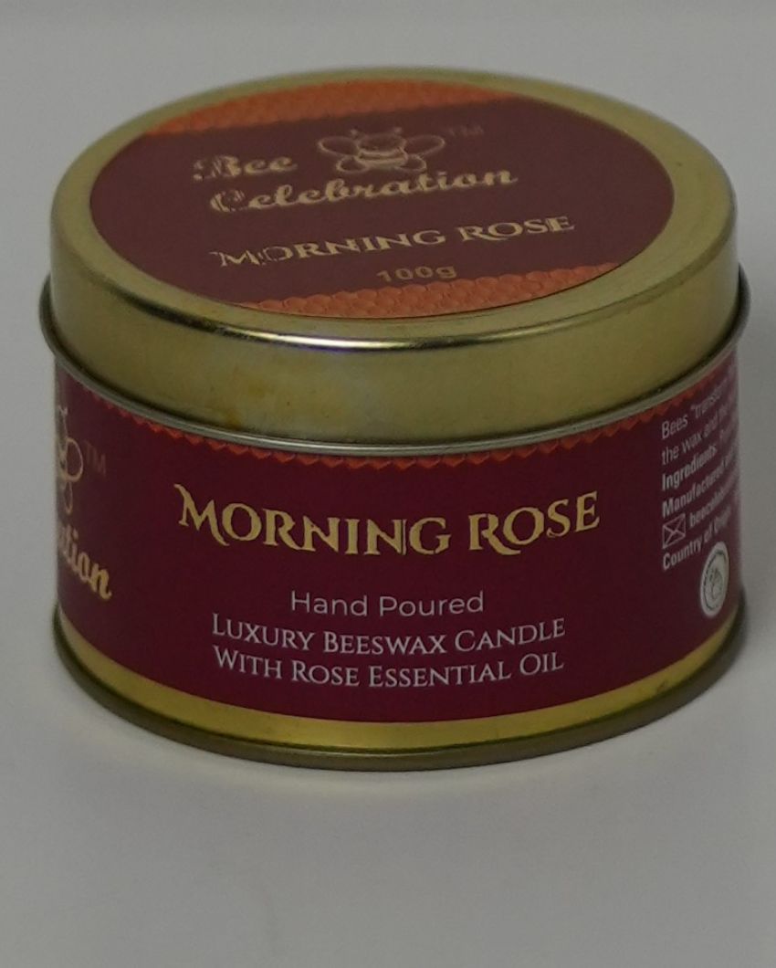 Morning Rose Scented Jar Candle | 7.6 x 5.1 cm / 3 x 2 inches