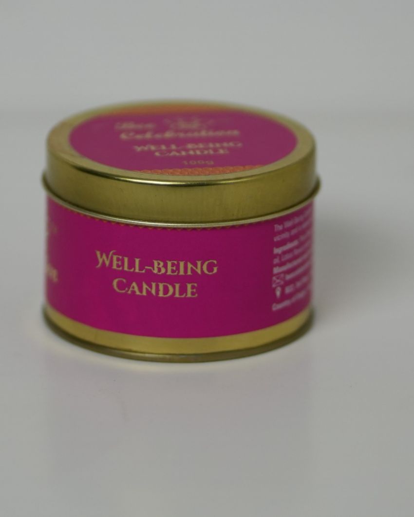 Well Being Scented Jar Candle | 7.6 x 5.1 cm / 3 x 2 inches