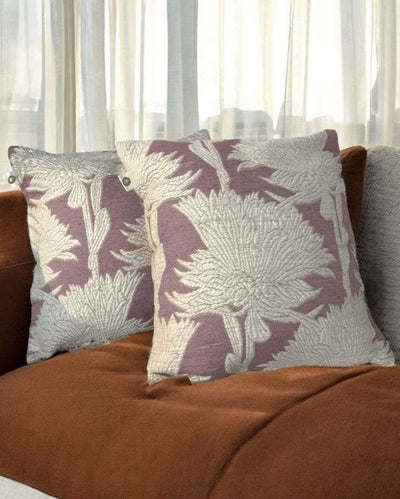 Graceful Blooming Elegance Tufted Cushion Cover | 18 x 18 inches