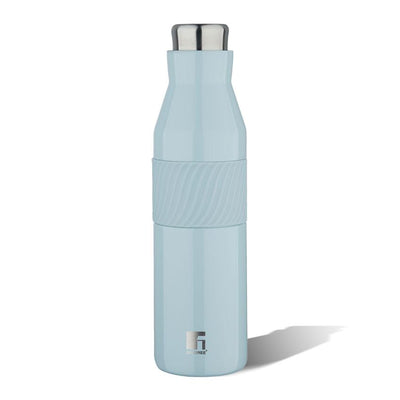 Walking Grip & Go Thermosteel Hot & Cold Black Flask | 3 x 11 inches