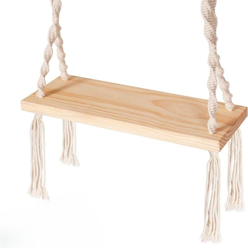 Modern Macrame Wood Swing for Adults & Kids Default Title