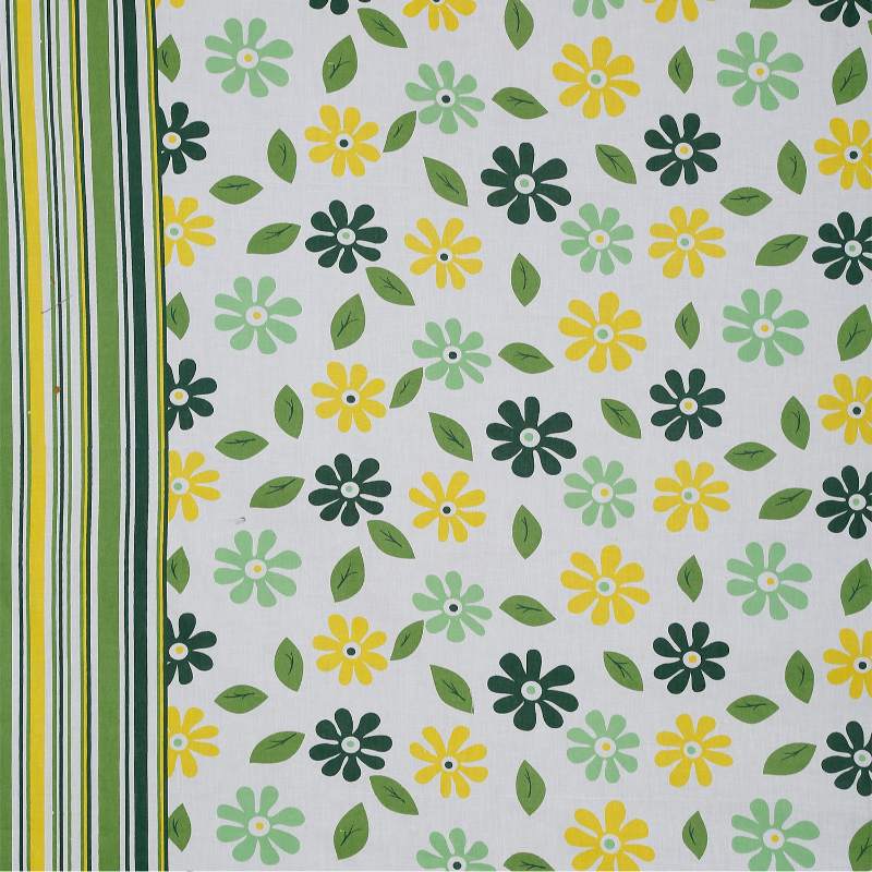 Floral Green Bedsheet Set with Bag | 160 TC | Set of 4 Default Title